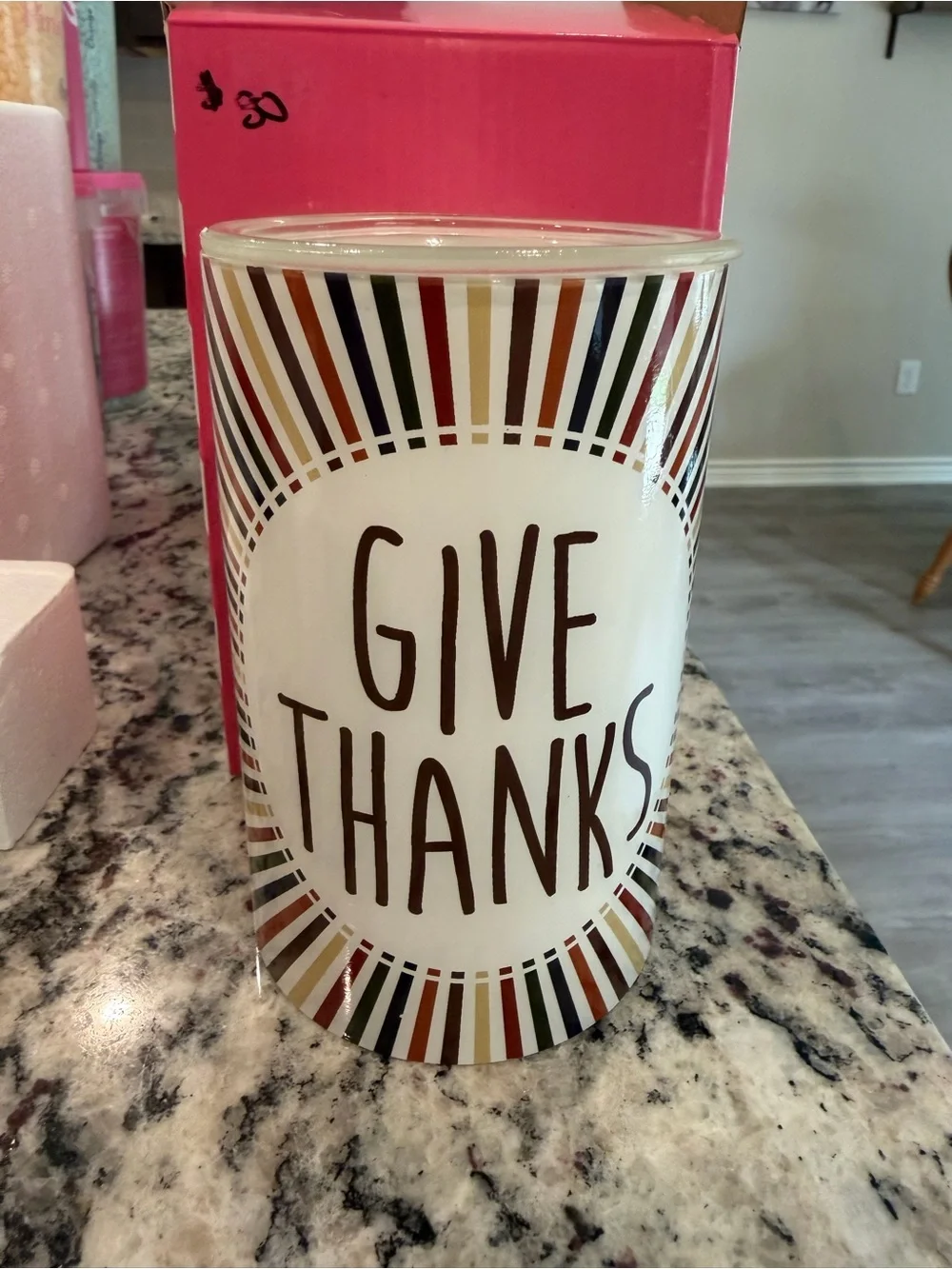 Pink Zebra Give Thanks Warming Shade